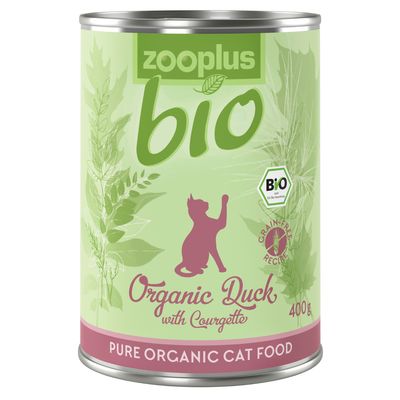 Zooplus Bio Canard Courgettes Pour Chat Zooplus