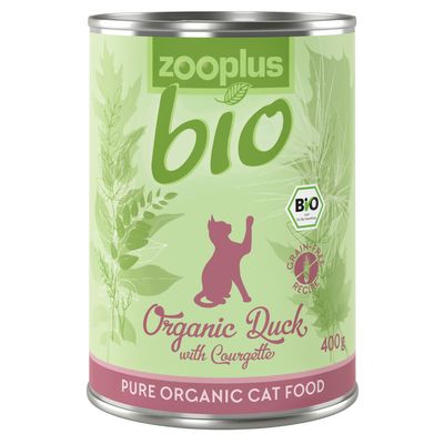 zooplus bio canard, courgettes pour chat